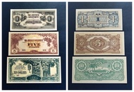 Collectibles Old Notes @ Malaya - Japanese Notes 1/5/10 Dollars