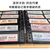 Money Stamp Album Coin Storage Book Philatelic Album Coin Collection Book Currency Album A4 Loose Le