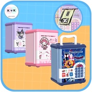 ATM Machine with Fingerprint Password Safe Box / Tabung Simpanan Music Coin Bank