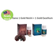 Gano Excel 1 Reishi Gold &amp; 1 Excellium Gold ( ganoderma lucidum ) Gano Excel 200's 灵芝