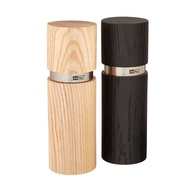 [Germany] AdHoc Textura Salt & Pepper Mill Gift Set, 5.5", Black/Tan