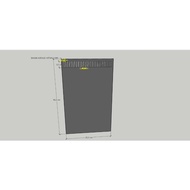 CUSTOM ACRYLIC OVERFLOW AQUARIUM PARTITION 25 X 40 CM - LASSER CUTTING
