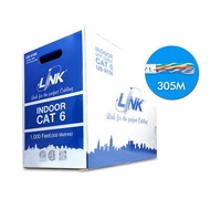 สาย LAN CAT6 UTP Cable (305m/Box) LINK (US-9106A)