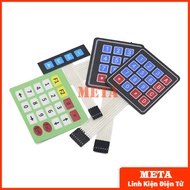 Keyboard stickers - Keyboard matrix - Matrix Keyboard 1x4, 3x4, 4x4, 5x4