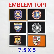 Emblem Patch Topi POKDAR BINMAS BANSER SATPOL-PP SECURITY PEMUDA PANCASILA KNPI AMPG IMI TAUHID PALE
