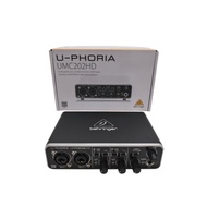 Behringer UMC202HD USB Audio Interface Pre amplifier Sound Card