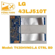 LG TV TCON BOARD OPTIONAL WITH RIBBONS 43LJ510T (Version-2)