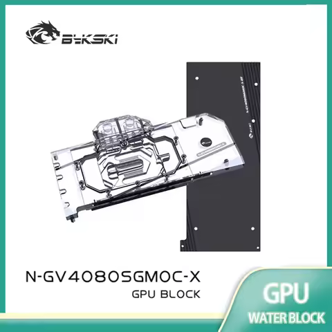 Bykski GPU Block for Gigabyte GeForce RTX 4080 SUPER Gaming OC 16G Video Card Copper Cooler RGB Radi