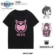 Taiwan Shipping Electronic Music Mobile Game Short-Sleeved World Cytus2 Merchandise T-Shirt Pure Cot