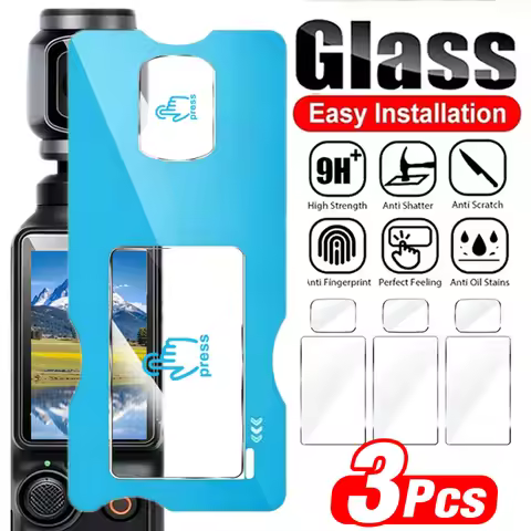 HD Lens Screen Protector for DJI Pocket 4 3 Camera Tempered Glass Easy Install Protective Films For 