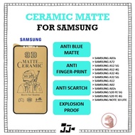 Samsung Ceramic Matte Screen Protector Samsung A03s, A72, A52, A32, A12, A02, A02s, S20 FE, Note 10 Lite