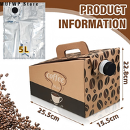 Disposable Beverage Dispenser 3L 5L Portable Insulated Coffee Dispenser To Go Containers Eco Friendl