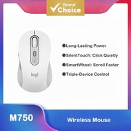 Logitech Signature Plus M750 Wireless Bluetooth Ergonomic Mouse Silent Click Precision Tracking Lapt