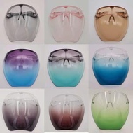 READYSTOCK  Full Face Shield Mask Visor Anti-fog Anti-splash Anti-spray Masks Double-sided Protectiv