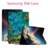 For Samsung Galaxy S7/S7+ Case S8/S8+ Cover S9/S9+ Case generation Case TAB S7 FE 12.4'  Cover A9/A9+ 11' Case Galaxy TAB A8 10.5'/ TAB A7 Lightweight Leather Stand Starfield Cove