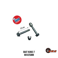 MESIN Cod best selling 7 M4X25 KEY BOLT CAP NUT HANDLE BOLT ENGINE BOLT CAN BE FOR ALL TYPES OF CARS