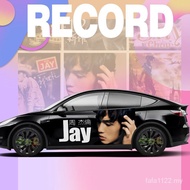 bumper sticker /car sticker  周杰伦专辑  汽车贴纸  周杰伦歌词潮流jay车贴唱片周董拉花贴 jay Chou Album car sticker jay Chou Lyrics Trend jay car sticker Record jay Chou Latte sticker 5/31