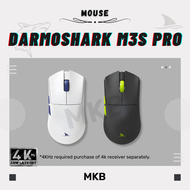 [READY STOCK] Darmoshark M3S Pro & 4k Receiver Wireless Gaming Mouse RGB Lightweight 4000Hz Compatib