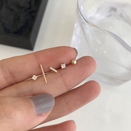 5pcs/Set simple Earrings Set Hikaw Set Minimalist 925 Silver Needle Earrings for Women
