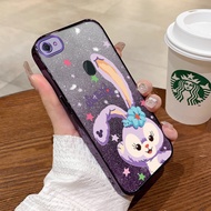 Casing OPPO F5 OPPO F7 Cartoon cute Phone Case Silicone TPU Sparkling Plating Soft Shell Cover shockproof CASE