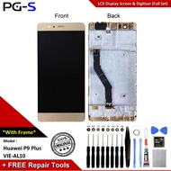 FullSet Ori LCD Huawei P9 Plus VIE-L09 VIE-L29 VIE-AL10 LCD Touch Screen & Digitizer (Frame) Gold