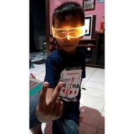 G3 Led Light Party Glasses Colorful Led Glasses Cyberpunk Halloween Luminous Glasses Acrylic