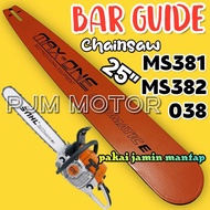 Maxone Ms381 Bar 25 inci parangan Mesin chainsaw sthil stihl Senso sinso Ms382 038