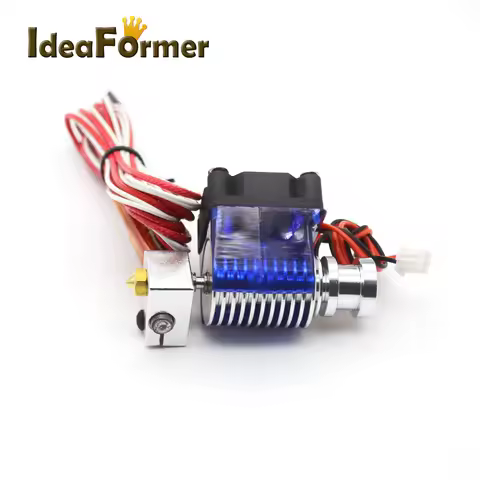 3D Printer V6 Wade Short Distance J-head Hotend 12V/24V for 1.75/3.0mm Extruder with 0.4mm Nozzle &C