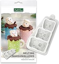 Katy Sue Melting Marshmallows Silicone Mold for Cake Decorating & Craft - Mold Size 80 x 143 x 23mm