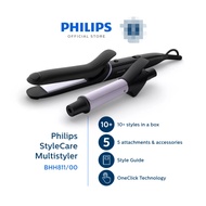 Philips StyleCare BHH811 3000 Multi Hair Styler 5 in 1 with 5 Attachments Style Straightening Curler