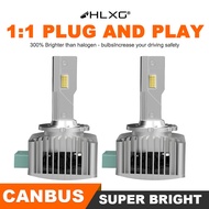 HLXG D1S D3S Led Headlight D2S D4S Turbo Canbus Car Lights D5S D8S D2R Motorcycle Auto Xenon Bulb