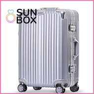 SUN BOX กรอบอลูมิเนียมอัลลอยด์ กระเป๋าเดินทางสำหรับเดินทาง ดำเนินการเกี่ยวกับ 20นิ้วค่ะ กระเป๋าเดินท