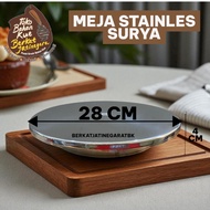 STAINLESS Steel Solar Turntable STAINLESS Steel Cake Turntable/