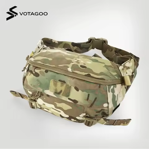VOTAGOO Multifunctional Waist Bag Backpack Sling Bag for Men Women Travel Hiking Cordura 500D Nylon