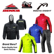 BENKIA RC27 Mocha Knight RC059 Premium Raincoat Rain Coat Rainsuit Baju Hujan Motorcycle Waterproof