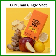 KOREA 🇰🇷 Tiger Morning Shot stick 30g x 10ea / Curcumin Ginger Shot Lemon Turmeric Stick Morning Sho