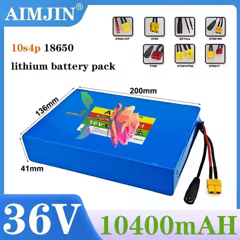10S4P battery pack 18650 auxiliary Suitable for electric commuting, commuting tool 36V 10.4AH lithiu