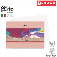 Campap Arto A4/A3 Fabriano Acrylic Painting Paper Pittura 400gsm 10sheets - CR37334 / CR37333