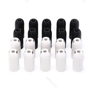 10pcs E14 Light Bulb Lamp Holder 2A 250V Small Screw Cap Socket Lampshade Ring Lighting Accessories 