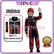 Car Racing Costume for Kids Boys Girls Career Day Racer Jumpsuit School event Halloween Full Set