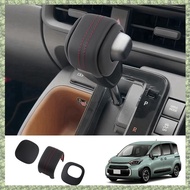 (E L X I) Car Gear Shift Handle Buttons Cover Stickers Gear Shift Knob Trim for Toyota SIENTA 2023 C