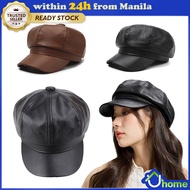【SOYACAR】Vintage Beret Hat Autumn Winter Hat Beret Octagonal Cap Soft forWomen Beret Painter Cap