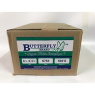 Envelope / Sampul Surat Kad Kahwin 6 1/4" X 4 1/4" White color 70gsm (500pcs/box) Card A6 (Butterfly