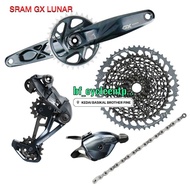 ORIGINAL GROUPSET SRAM GX EAGLE lunar DUB 170 BOOST LUNAR