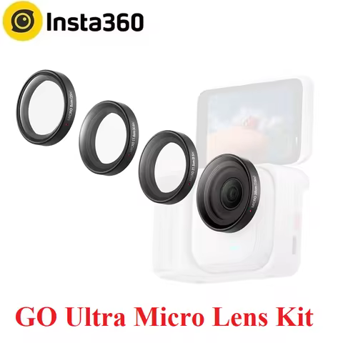 Insta360 GO Ultra Micro Lens Kit Include Four Ultra-clear Lenses for Insta360 Original Accessories