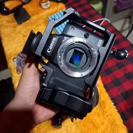 kamera canon eos m50 bekas like new warna hitam