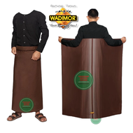 Sarung wadimor dewasa coklat tumpal salur