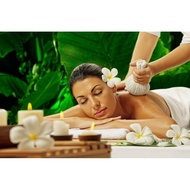 3D Spa painting - 3D wall painting for spa decoration - brocade silk fabric