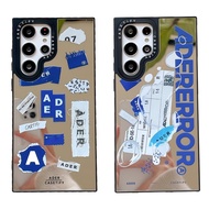 ADER ERROR Magnetic Mirror Phone Case for Samsung Galaxy S23 S24 S25 S26 Ultra Plus, Hard Cover