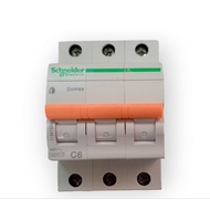 MCB Schneider domae/iK60a/C60N/Smart 3Phase Original Second Smooth